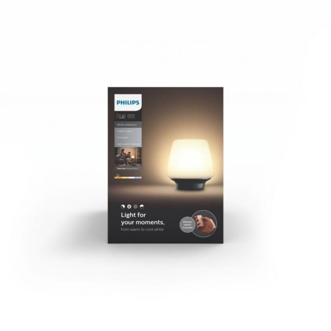 philips hue connected wellner bordlampe